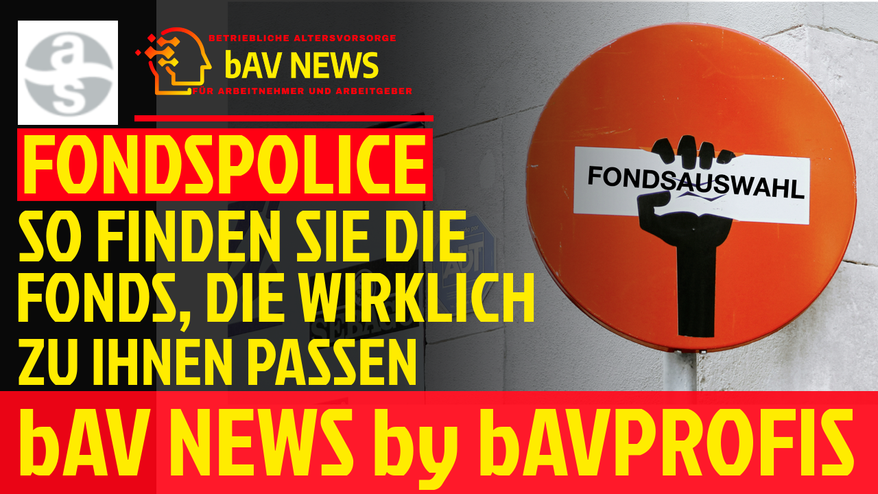 FONDSPOLICE | SO BAUEN SIE IHR PERSÖNLICHE FONDSPORTFOLIO AUF