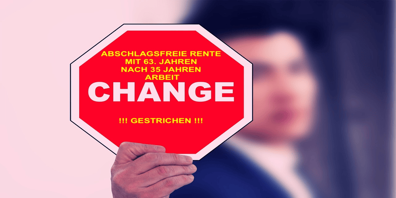 ABSCHLAGSFREIE RENTE MIT 63 WAR GESTERN 